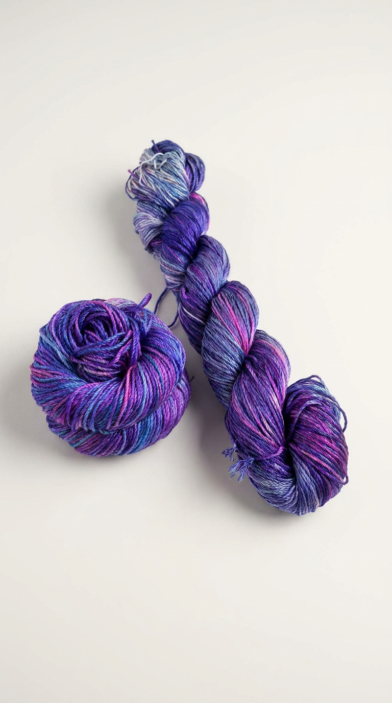 Knitsilk 3 Ply 100% Mulberry Silk Lace Weight Yarn | Perfect for Knitting, Crocheting & Weaving | Premium Quality Silk Yarn for Luxurious Projects (50g – 260 Yards, Pink and Majenta)