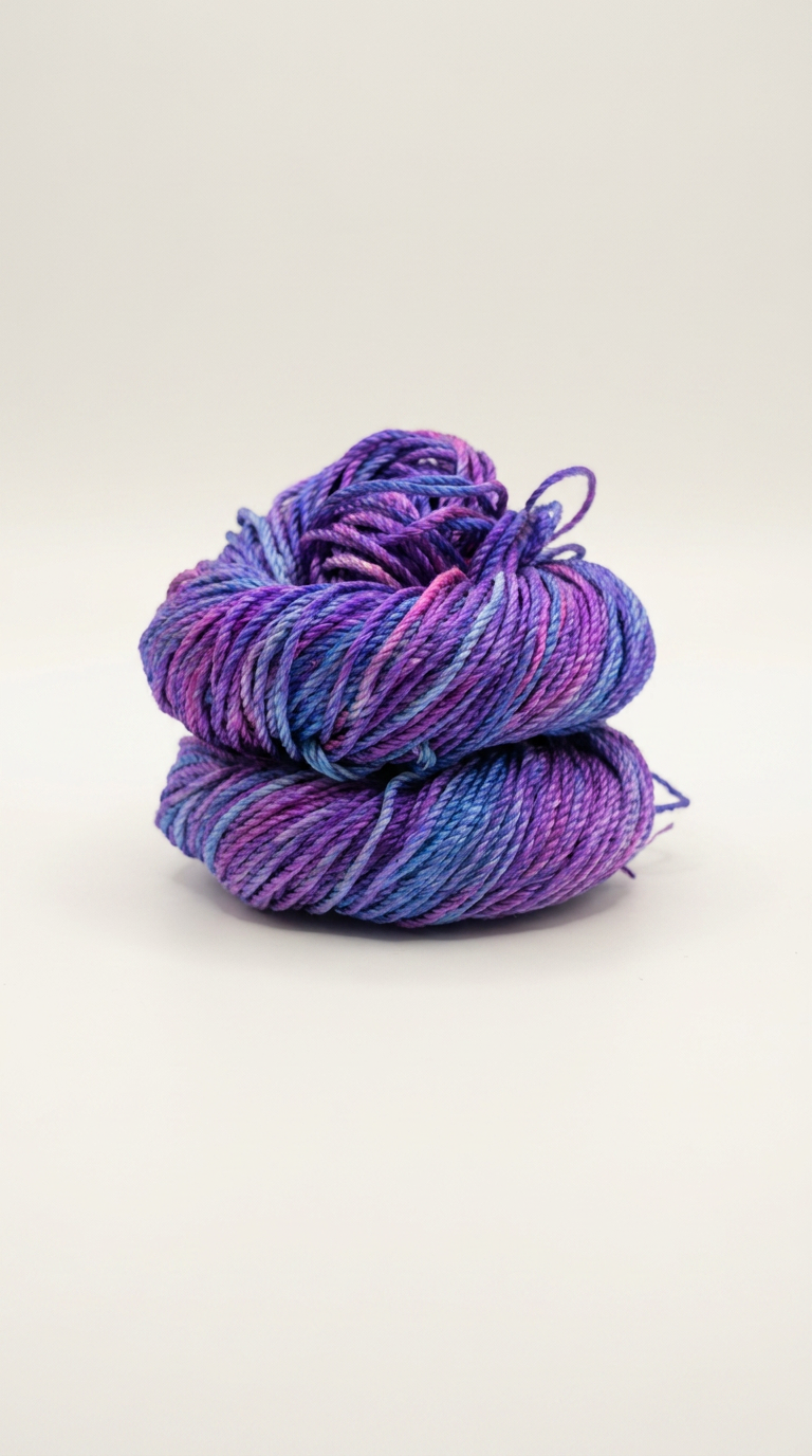 Knitsilk 3 Ply 100% Mulberry Silk Lace Weight Yarn | Perfect for Knitting, Crocheting & Weaving | Premium Quality Silk Yarn for Luxurious Projects (50g – 260 Yards, Pink and Majenta)