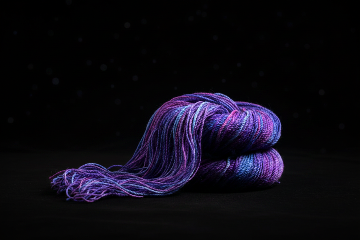 Knitsilk 3 Ply 100% Mulberry Silk Lace Weight Yarn | Perfect for Knitting, Crocheting & Weaving | Premium Quality Silk Yarn for Luxurious Projects (50g – 260 Yards, Pink and Majenta)