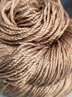 Knitsilk 3 Ply 100% Mulberry Silk Lace Weight Yarn | Perfect for Knitting, Crocheting & Weaving | Premium Quality Silk Yarn for Luxurious Projects (50g – 260 Yards, Beige)