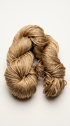 Knitsilk 3 Ply 100% Mulberry Silk Lace Weight Yarn | Perfect for Knitting, Crocheting & Weaving | Premium Quality Silk Yarn for Luxurious Projects (50g – 260 Yards, Beige)