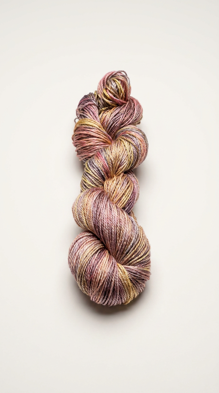 Knitsilk 3 Ply 100% Mulberry Silk Lace Weight Yarn | Perfect for Knitting, Crocheting & Weaving | Premium Quality Silk Yarn for Luxurious Projects (50g – 260 Yards, Unicorn)