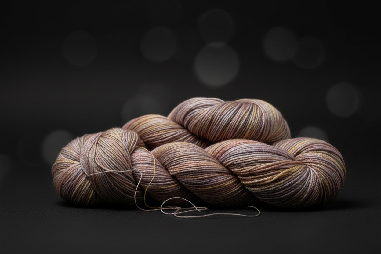 Knitsilk 3 Ply 100% Mulberry Silk Lace Weight Yarn | Perfect for Knitting, Crocheting & Weaving | Premium Quality Silk Yarn for Luxurious Projects (50g – 260 Yards, Unicorn)