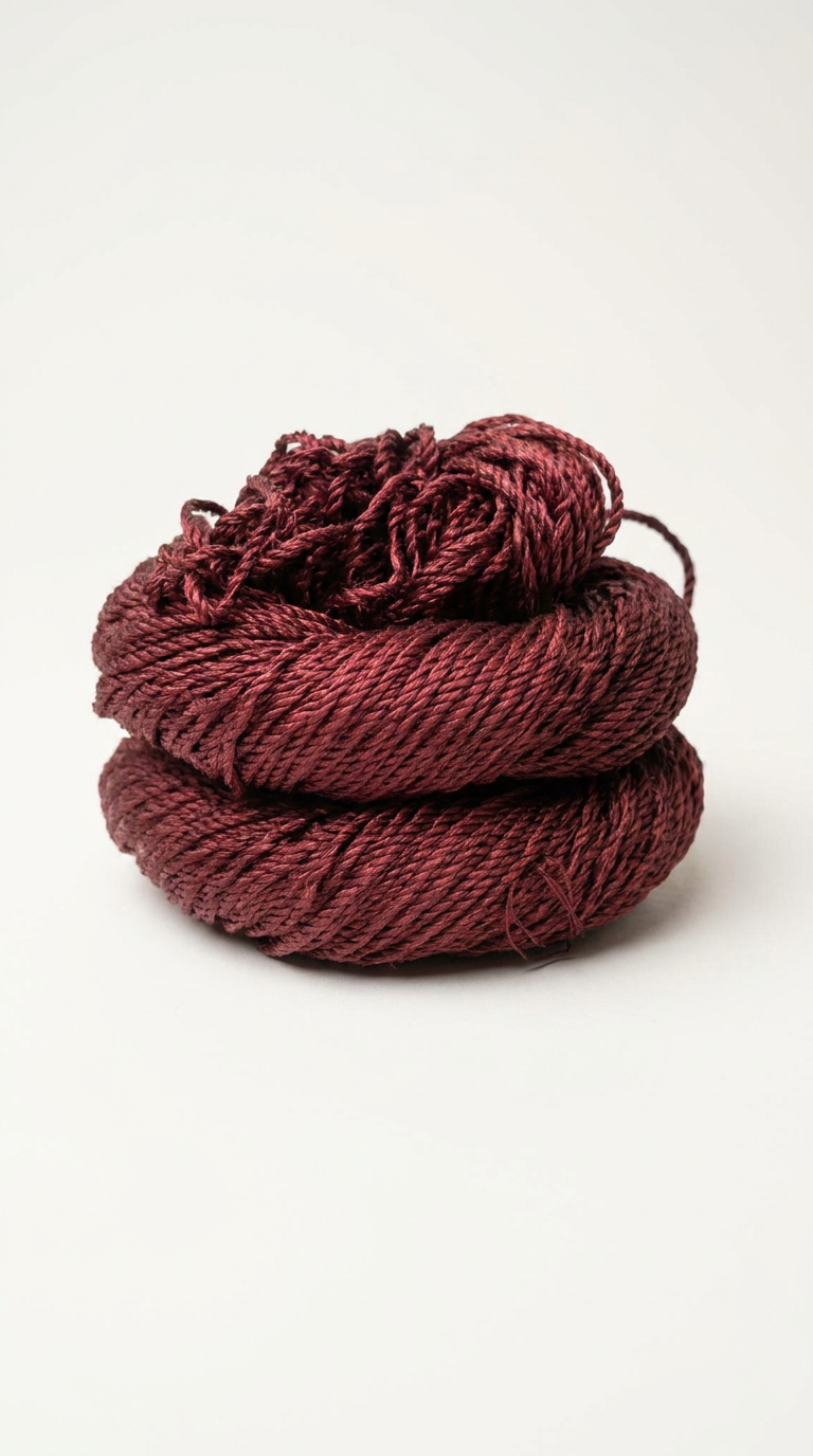 Knitsilk 3 Ply 100% Mulberry Silk Lace Weight Yarn | Perfect for Knitting, Crocheting & Weaving | Premium Quality Silk Yarn for Luxurious Projects (50g – 260 Yards, Plum)