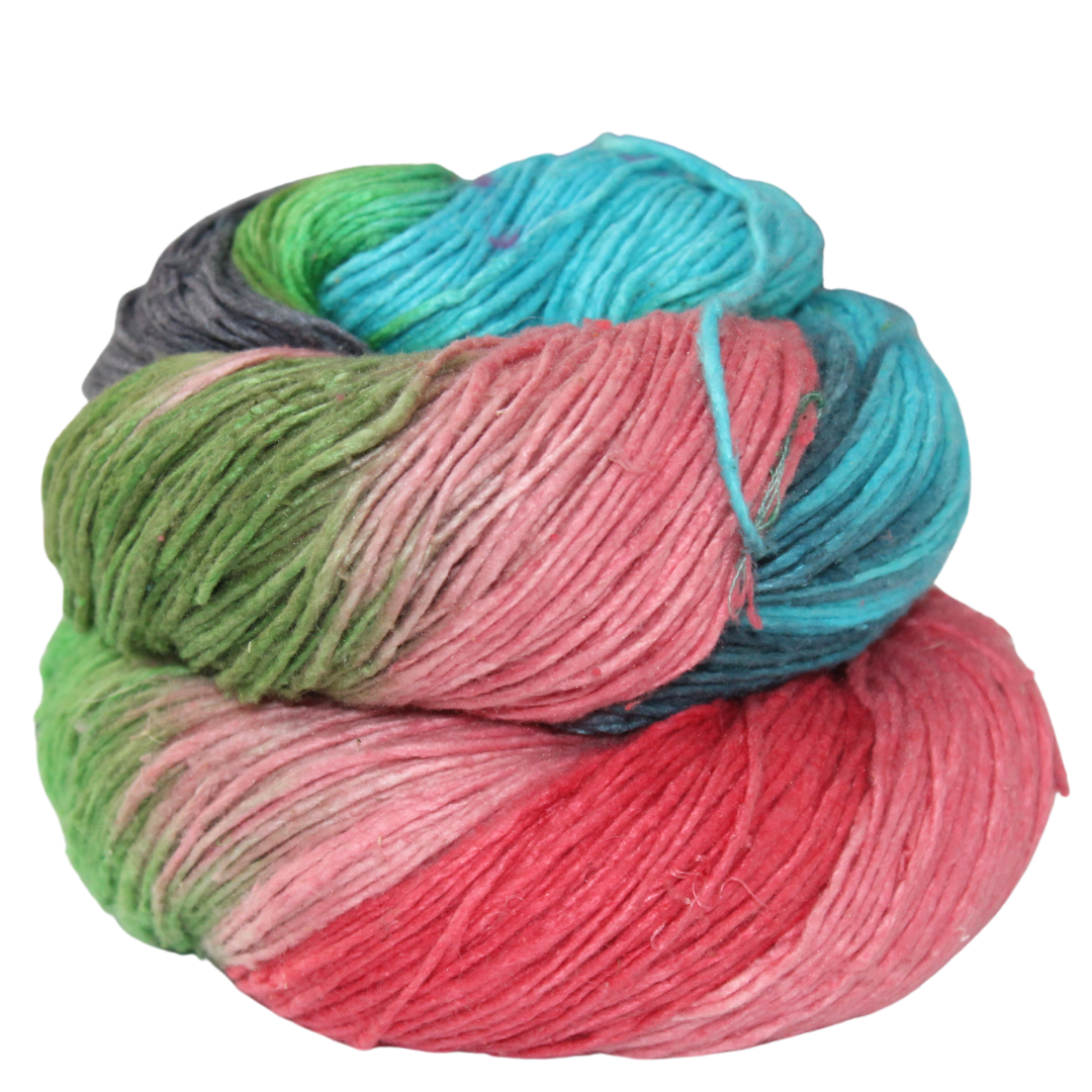 Knitsilk Recycled Mulberry Silk Roving Worsted Yarn — Hand-Dyed | 100g / 225 Yds | Copenhagen