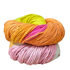 Knitsilk Recycled Mulberry Silk Roving Worsted Yarn — Hand-Dyed | 100g / 225 Yds | Jaipur