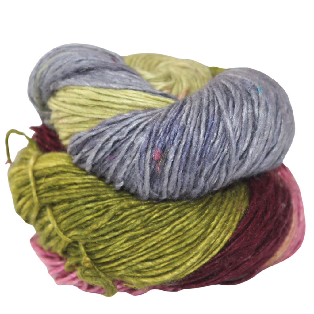 Knitsilk Recycled Mulberry Silk Roving Worsted Yarn — Hand-Dyed | 100g / 225 Yds |  Stockholm