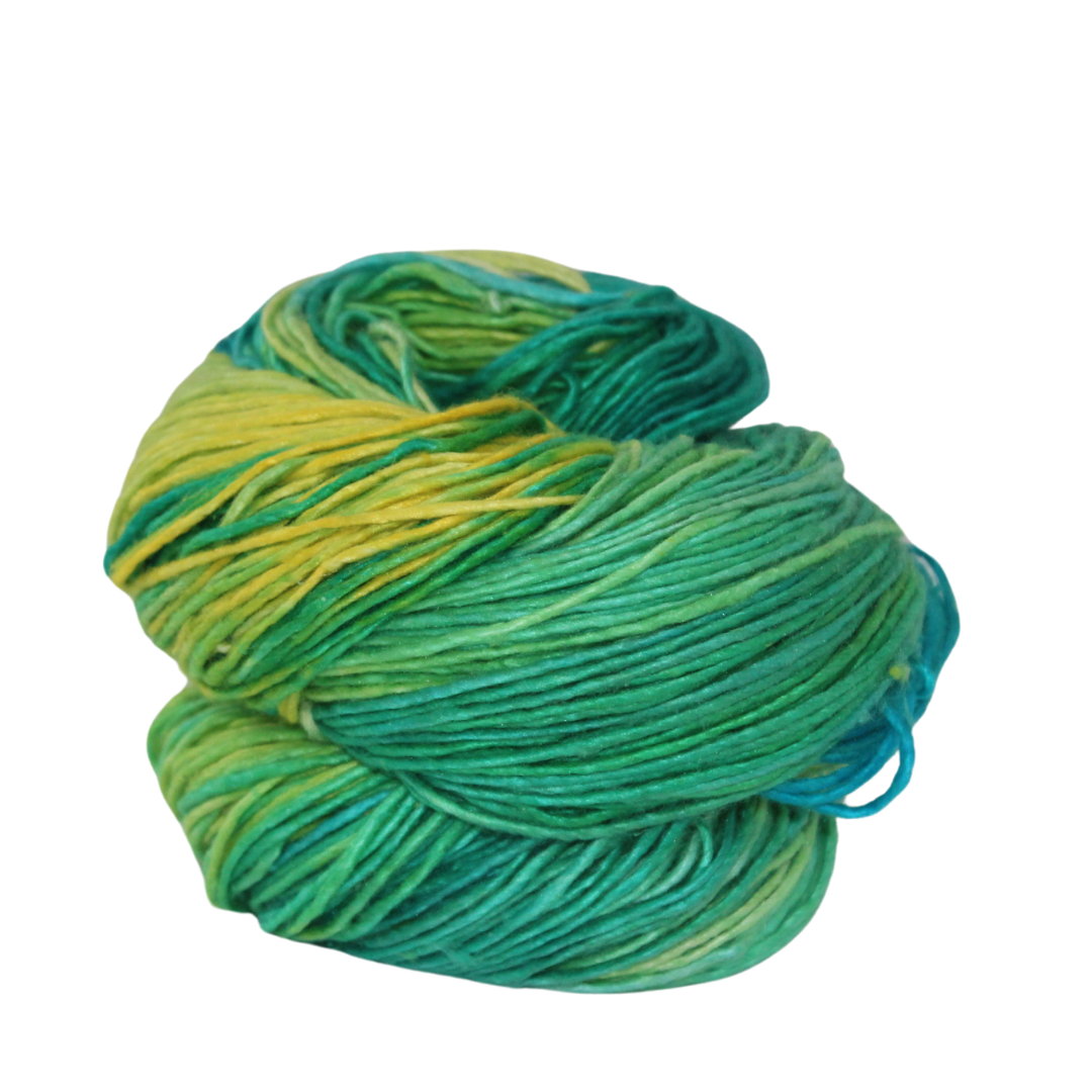 Knitsilk Recycled Mulberry Silk Roving Worsted Yarn — Hand-Dyed | 100g / 225 Yds | New York