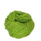 Knitsilk Recycled Mulberry Silk Roving Worsted Yarn — Hand-Dyed | 100g / 225 Yd | Green Zest
