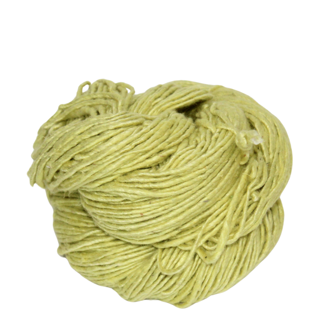 Knitsilk Recycled Mulberry Silk Roving Worsted Yarn — Hand-Dyed | 100g / 225 Yd | Neon Gleam