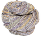 Knitsilk Recycled Mulberry Silk Roving Worsted Yarn — Hand-Dyed | 100g / 225 Yd | GREY HORIZONS