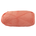 Knitsilk CottonMuse – 100% Gassed Mercerized Cotton Yarn| 4 x 75g (Total 1528 Yards), Soft, Matte Finish, Peach | Premium Crochet Thread for Apparel & DIY Crafts | Pack of 4