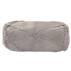 Knitsilk CottonMuse – 100% Gassed Mercerized Cotton Yarn| 4 x 75g (Total 1528 Yards), Soft, Matte Finish, Grey | Premium Crochet Thread for Apparel & DIY Crafts | Pack of 4