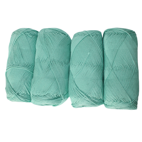 CottonMuse Mercerized Cotton Yarn Green – 75g, 1528 Yards