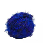 Knitsilk Regular Recycled Sari Silk Yarn - Royal Blue(100 Grams, 50-70 Yards) Soft Silk, Eco-Friendly, Knitting, Jewelry Making, Unique Craft Supplies