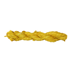 Knitsilk Recycled Sari Silk Ribbon Yarn – Super Bulky | Yellow | Crochet, Knitting, Embroidery & Jewelry Making | 100g / 30 Yards