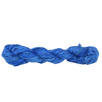 Knitsilk Recycled Sari Silk Ribbon Yarn – Super Bulky | Blue | Crochet, Knitting, Embroidery & Jewelry Making | 100g / 30 Yards