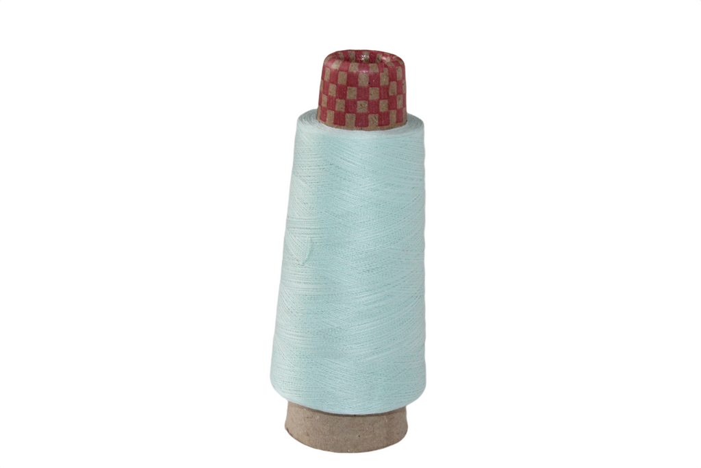 Knitsilk Silk Cotton Blend Yarn – Silver | 2/60NM Ultra-Fine Thread | 1400+ Yards | 50g