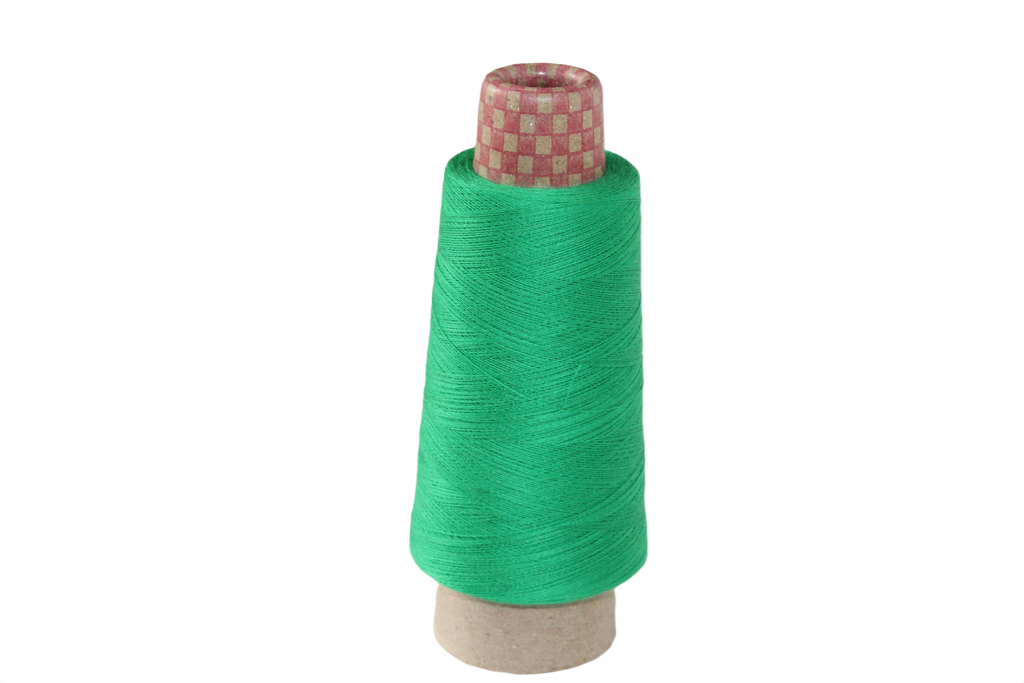 Knitsilk Silk Cotton Blend Yarn – Green | 2/60NM Ultra-Fine Thread | 1400+ Yards | 50g