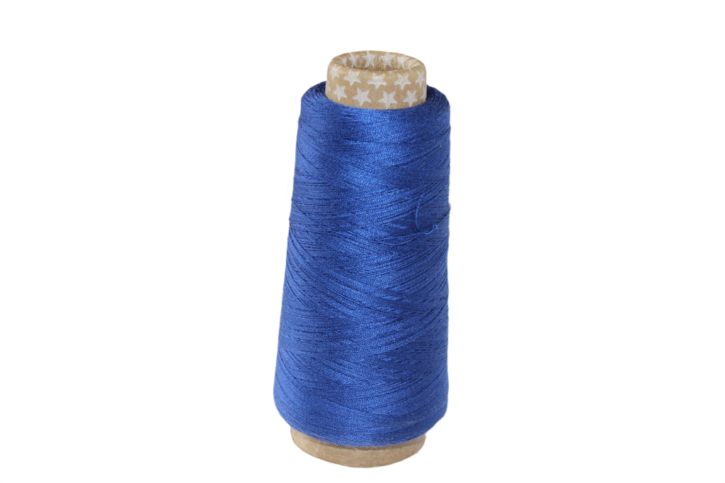 Knitsilk Silk Cotton Blend Yarn – Navy Blue | 2/60NM Ultra-Fine Thread | 1400+ Yards | 50g