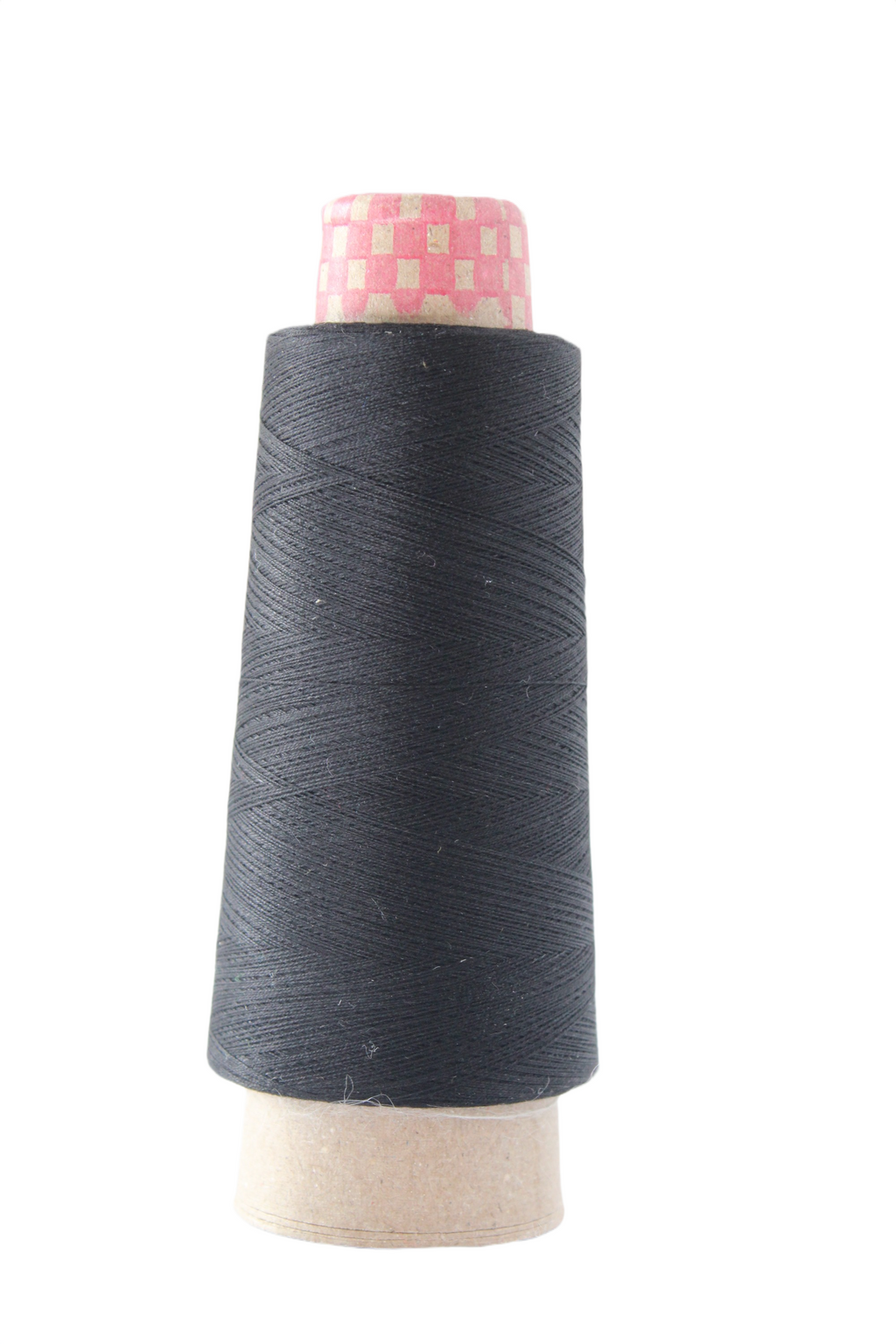 Knitsilk Silk Cotton Blend Yarn – Black | 2/60NM Ultra-Fine Thread | 1400+ Yards | 50g