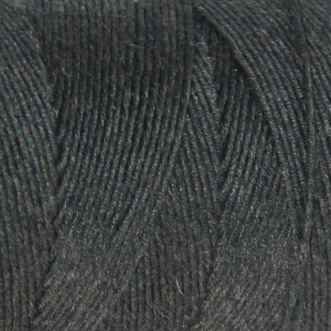 Knitsilk DK Silk Cotton Yarn | 2/60NM x 8 Ply | 180 Yards / 50g | Black | Soft, Lustrous, Premium Silk Cotton Blend for Knitting, Crochet & Crafting