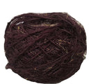 Knitsilk Premium Ball Recycled Sari Silk Yarn - Coffee Brown- 100gm, 150yards