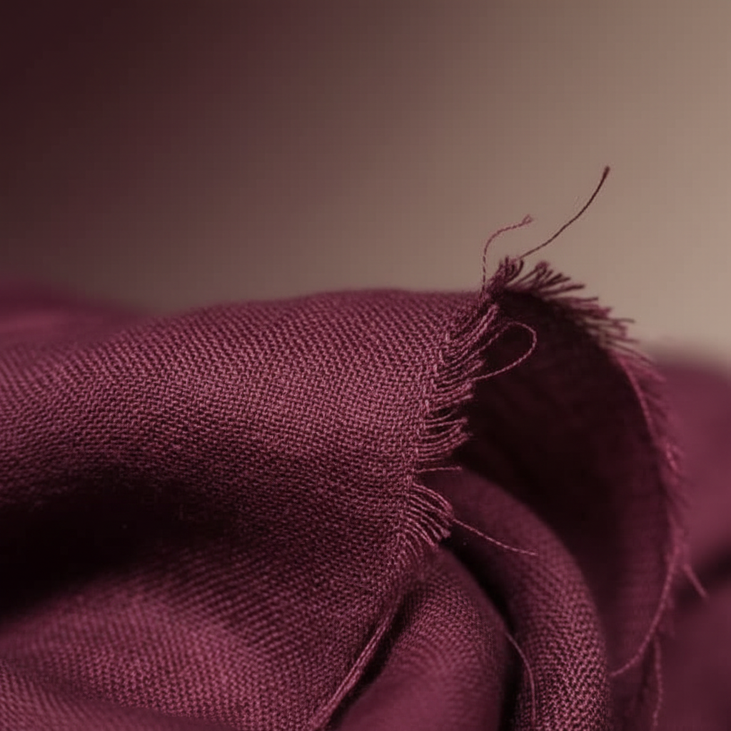 Close-up – Burgundy Silk Scarf Texture