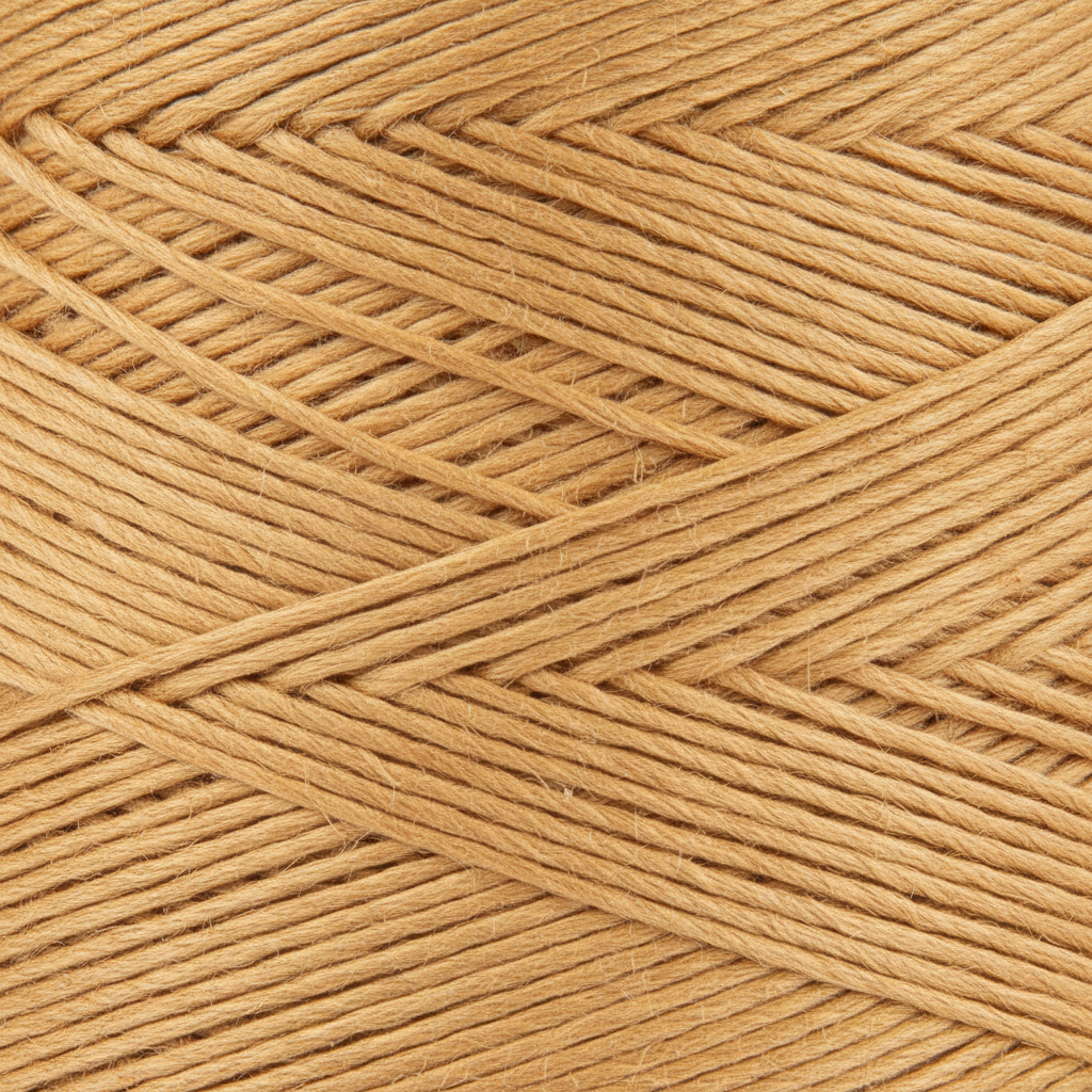 Close-up – Honey Golden Wheat Silk Yarn Texture