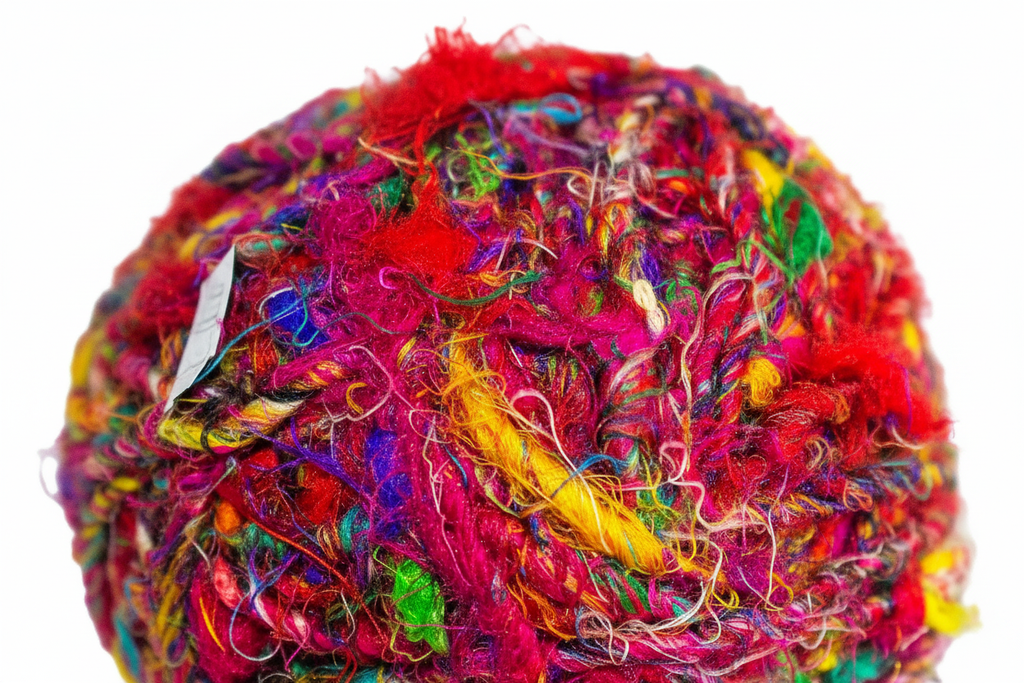 Close-Up - Multicolor Yarn Texture