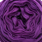 Close-up – Royal Purple Sari Silk Ribbon Texture