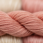 Close-Up – Salmon Pink Silk Thread Detail & Sheen