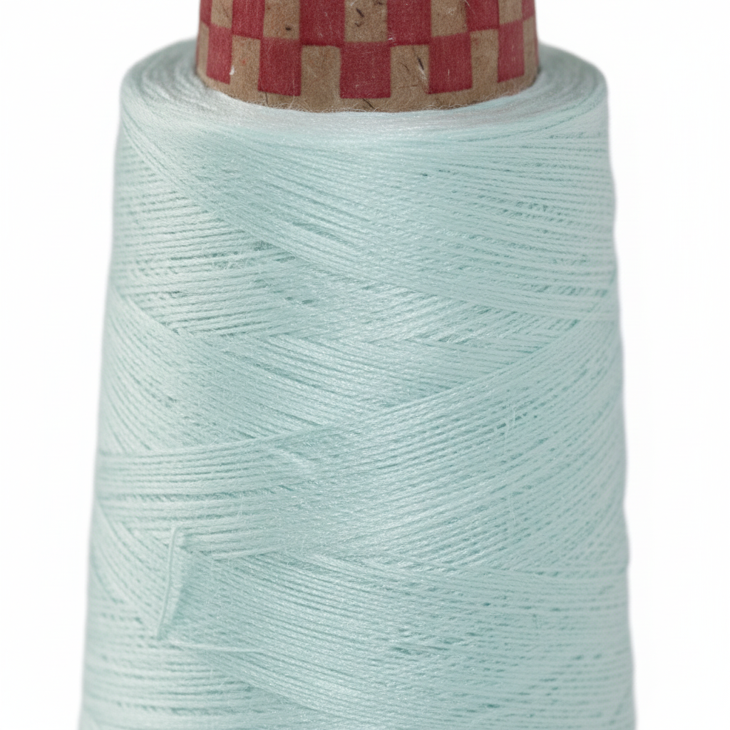 Closeup – Baby Blue Silk Thread Texture