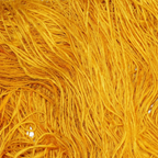 Closeup – Golden Yellow Sari Silk Yarn Texture