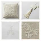 Collage – Cream Silk Thread End Products
