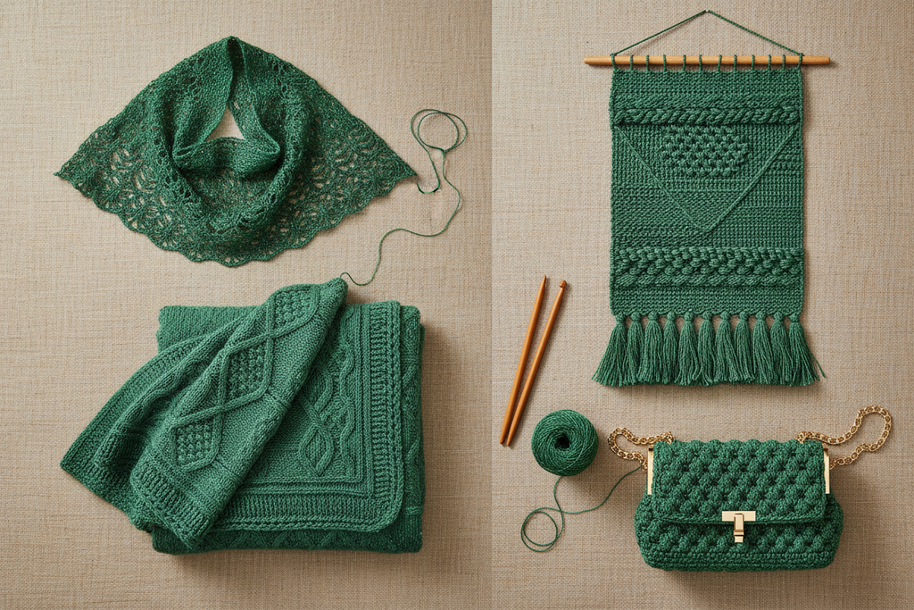 Collage - Emerald Green