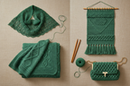 Collage - Emerald Green