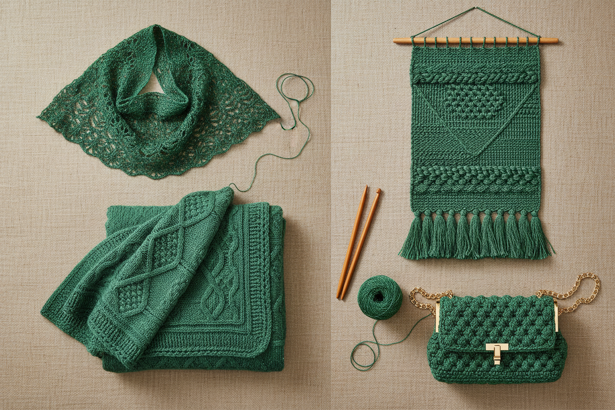 Collage - Emerald Green