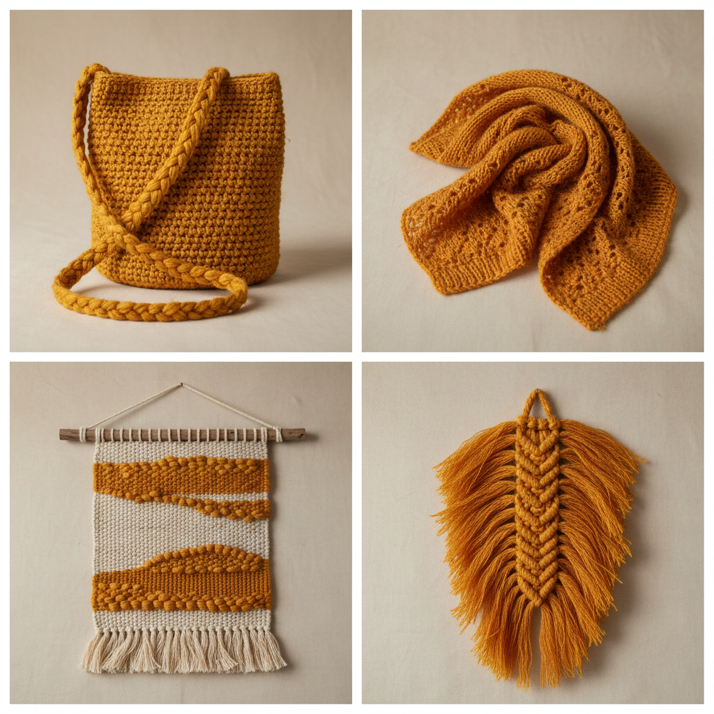 Collage - End Products Amber Orange