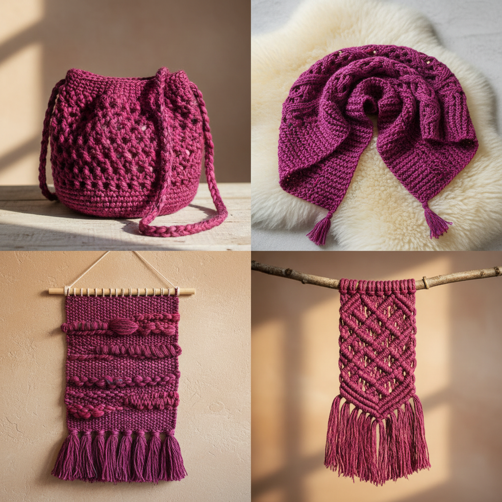 Collage - End Products Magenta Purple