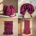 Collage - End Products Magenta Purple