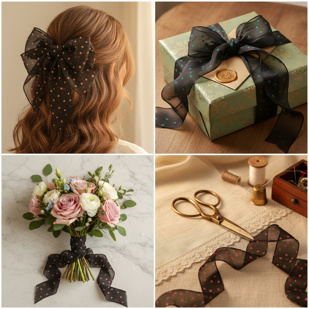 Collage – Hair Bow, Gift Wrap, Florals, Crafts