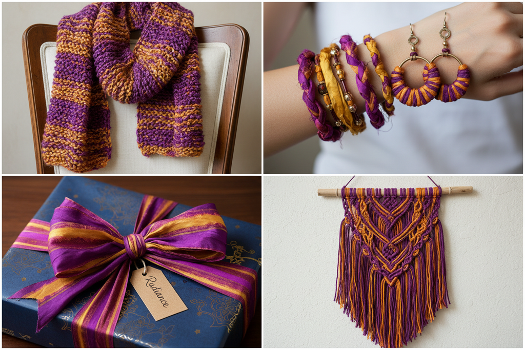 Collage – Radiance Sari Silk Yarn