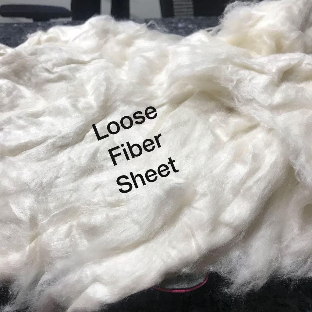 Knitsilk Mulberry Silk Fiber Yarn 200g – Natural White