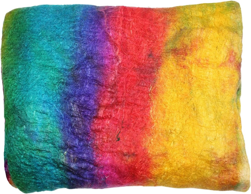Knitsilk A-Grade Mulberry Silk Fiber 200g – Hand-Dyed - Multicolor