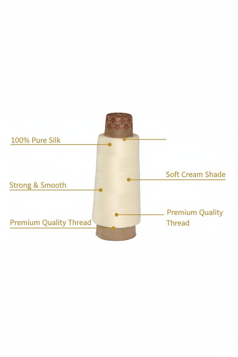 Infographic – Cream Silk Thread Features
