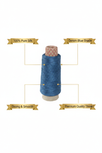 Infographic – Denim Blue Silk Thread Features