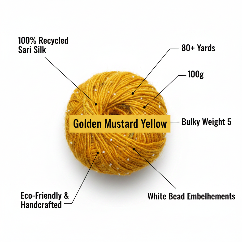 Infographic - Golden Mustard Yarn