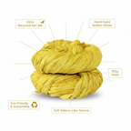 Infographic – Golden Yellow Sari Silk Yarn