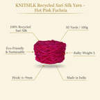 Infographic - Hot Pink Sari Silk Yarn